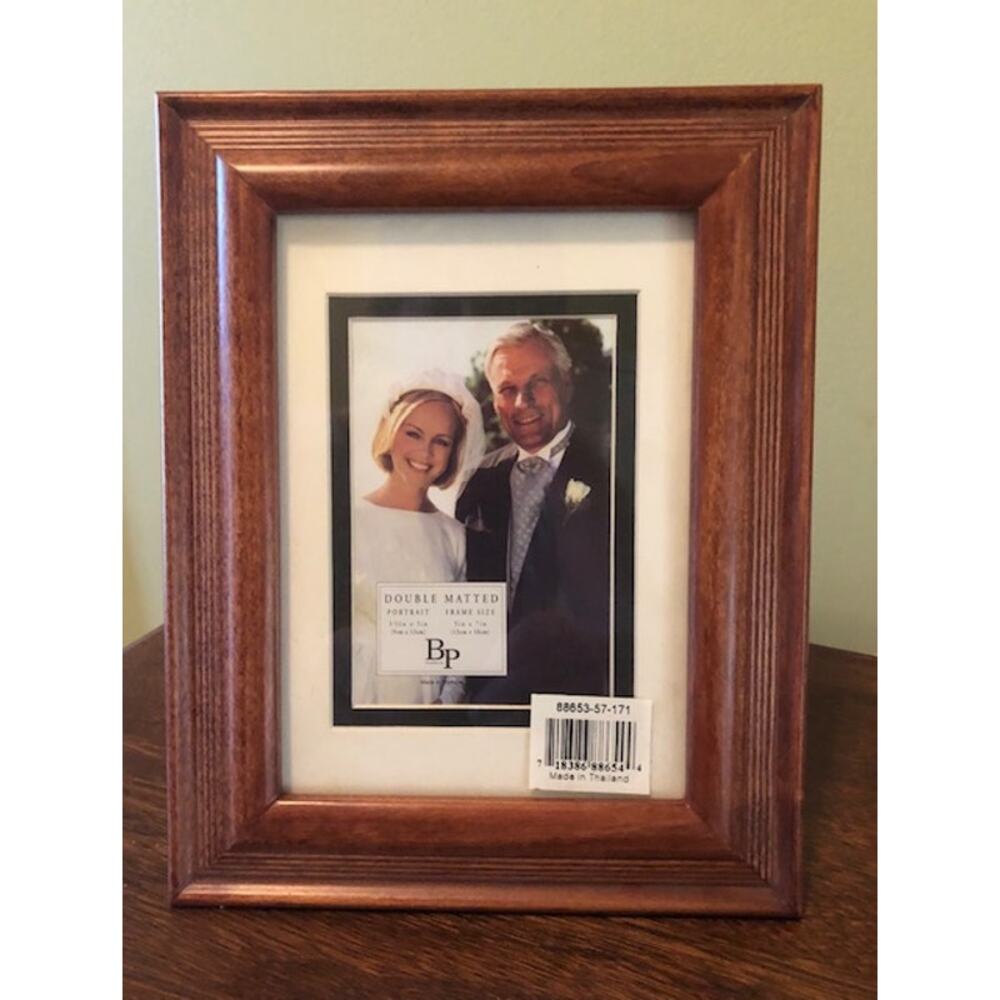*New* Wooded Double-Matted Picture Frame